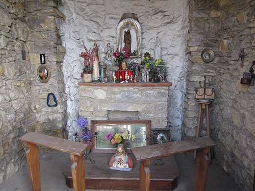 Intérieur de la chapelle du Tombeux