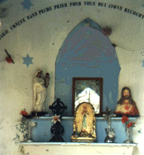 Autel de la chapelle de Magnery avant rnovation